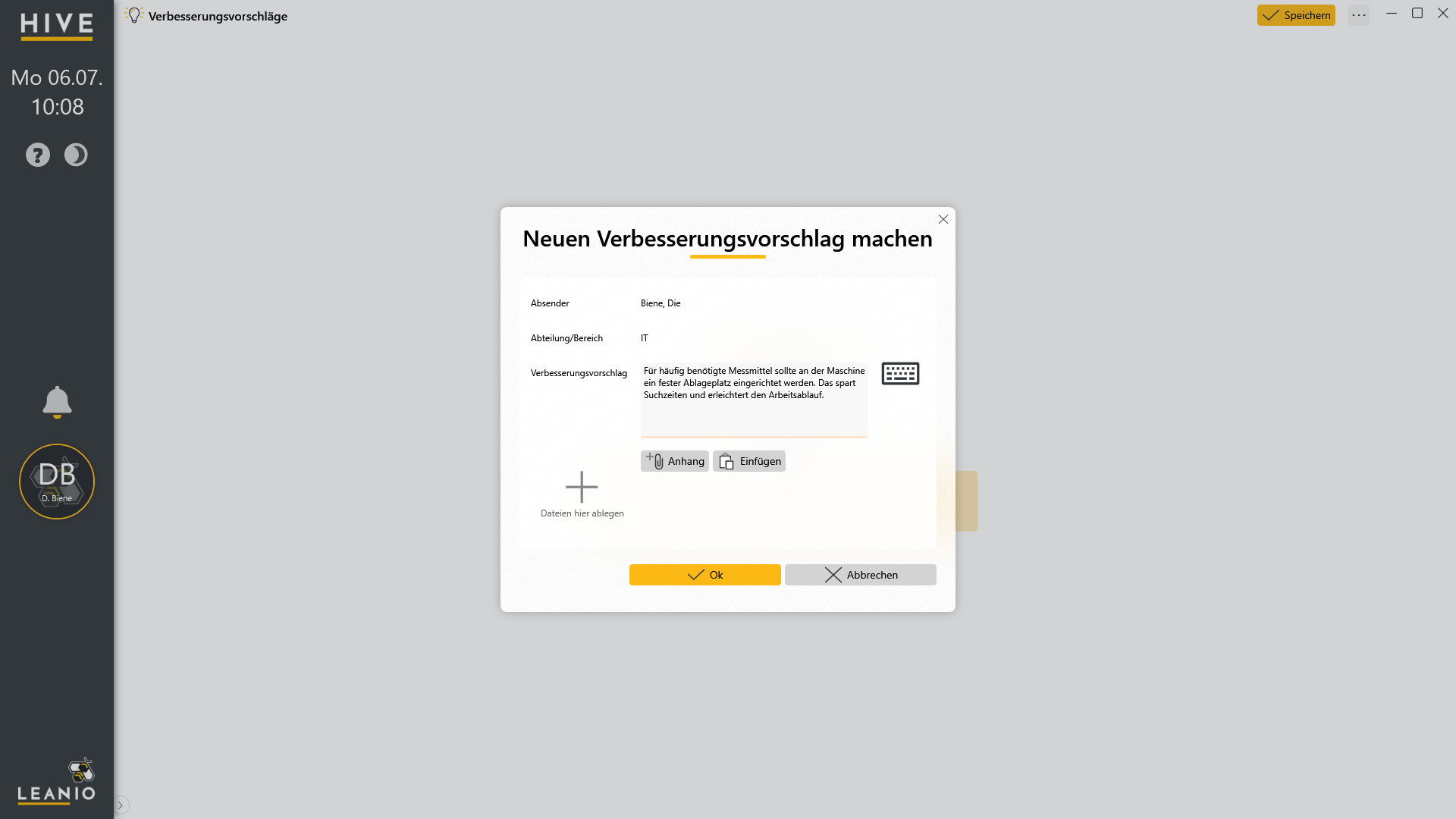 LEANIO KVP: KVP Verbesserungsvorschlag